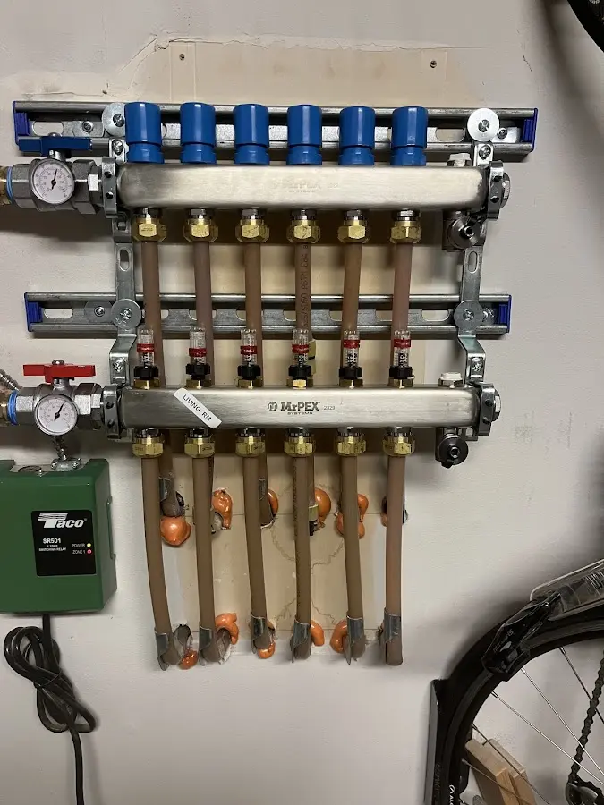 Plumber performing Gas Leak Detection at a residential property in Oakridge